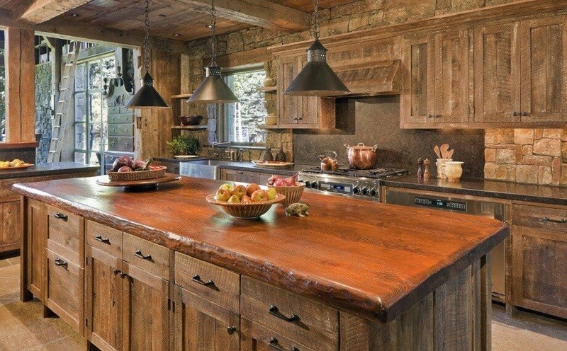 کابینت کلاسیک چوبی