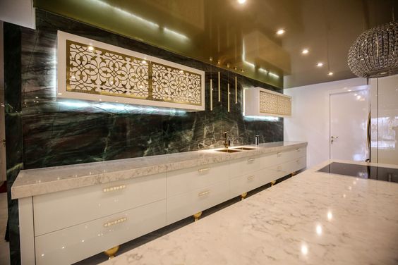 تصویر کابینت نئوکلاسیک سفید