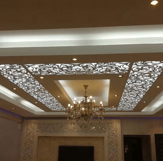 تصویر نمونه پروژه از تایل سقفی
