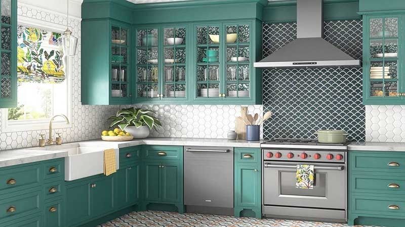 بهترین رنگ برای کابینت