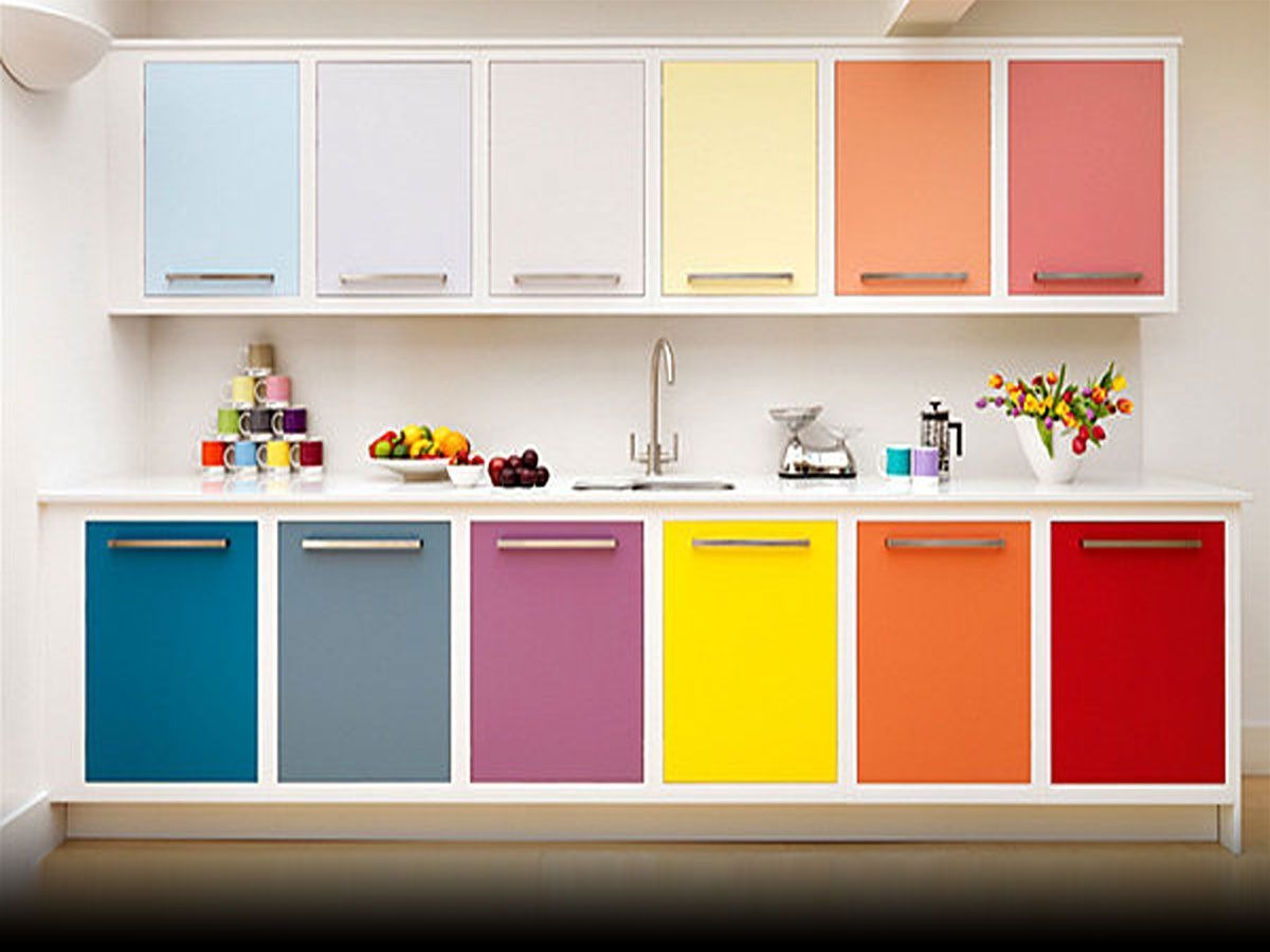 کابینت رنگی