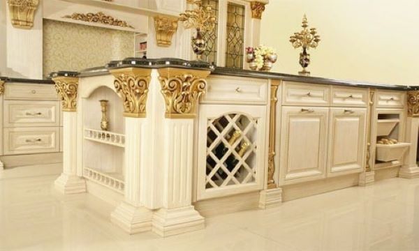کابینت ممبران سفید طلایی