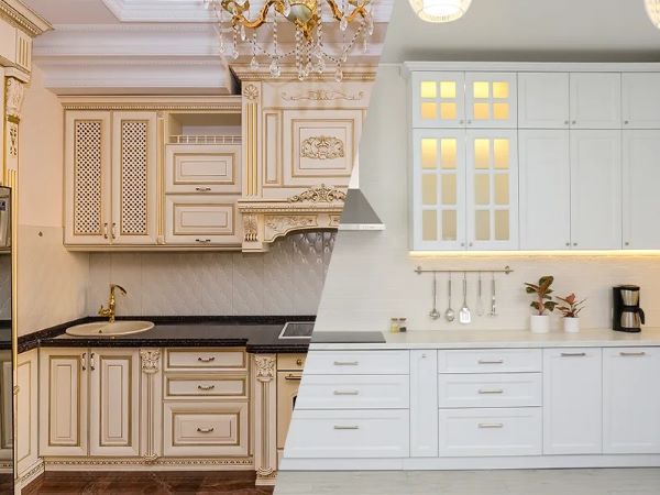 تفاوت کابینت نئوکلاسیک و کلاسیک