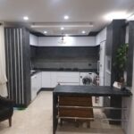 نمونه کار کابینت سفید طوسی