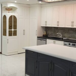 کابینت انزو سفید مشکی