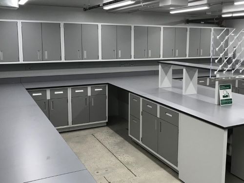 تصویری از انواع کابینت آزمایشگاهی